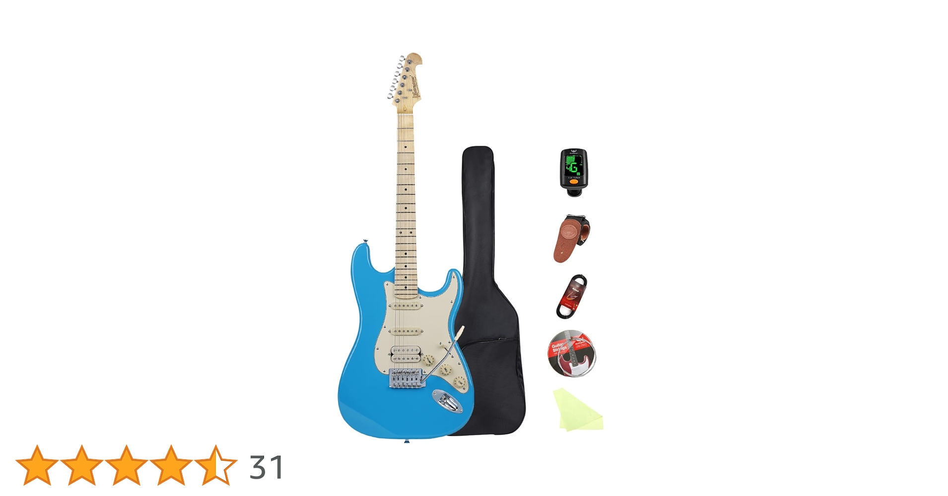 Bullfighter ストラトキャスター　エレキギター Amazon | Bullfighter エレキギター 初心者セット付き エレキ